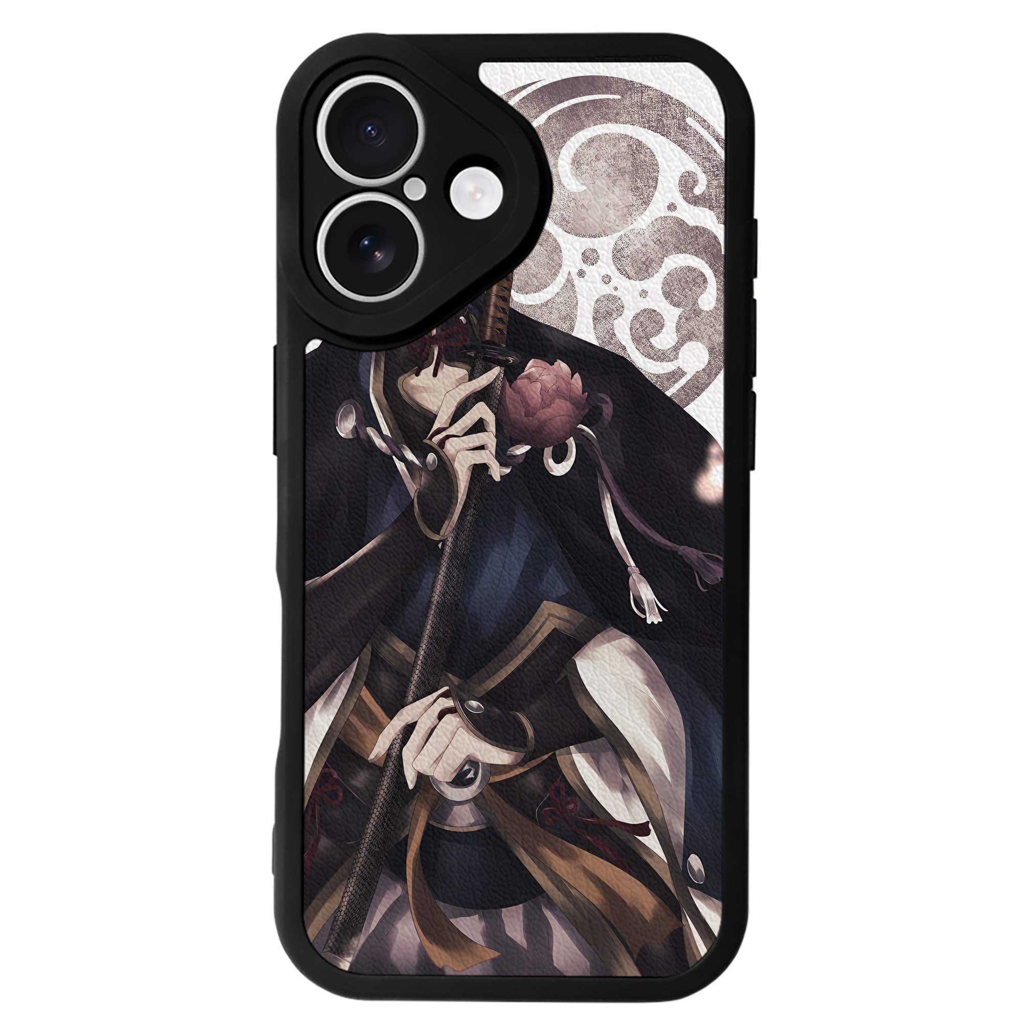 （画像用） 刀剣乱舞 Touken Ranbu 【iPhone 16シリーズ対応】シリコンスマホケース（レザー調） 材質：シリコン